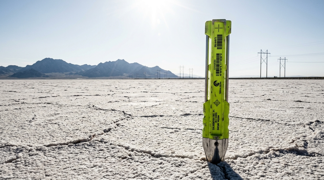 Salt Flats with Synthetic Marker — Salt Lake City Ground Zero